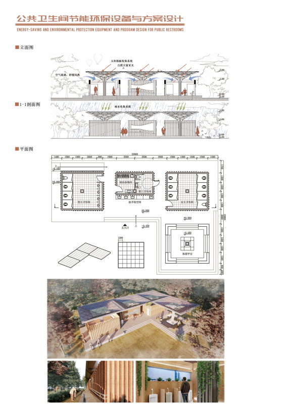 Design of Energy Saving and Environmental Protection Equipment and Scheme for Public Toilet