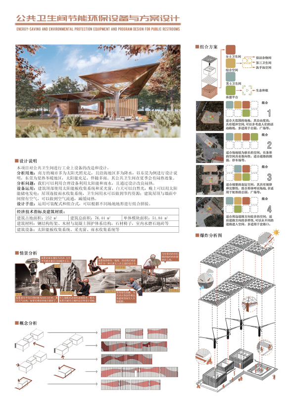 Design of Energy Saving and Environmental Protection Equipment and Scheme for Public Toilet