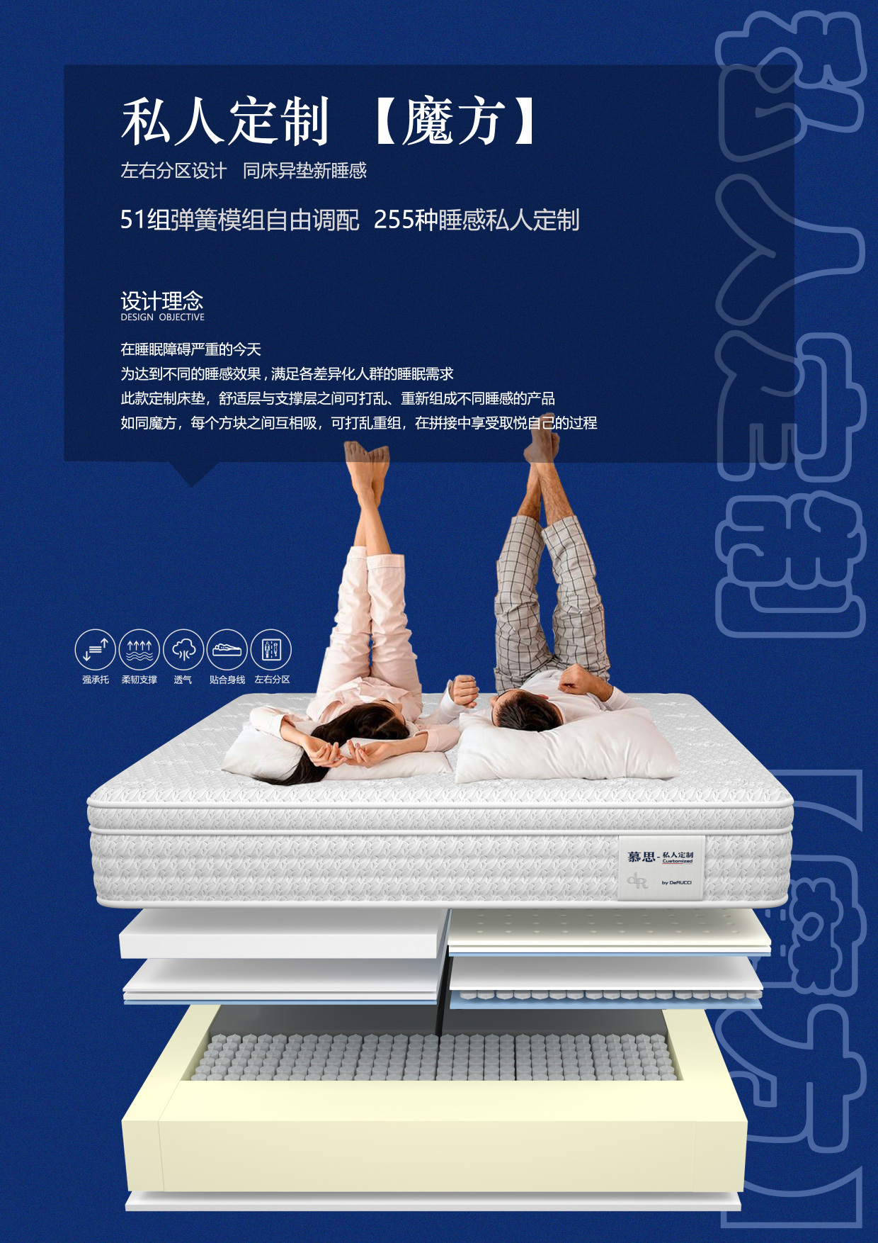 私人定制床垫【魔方】