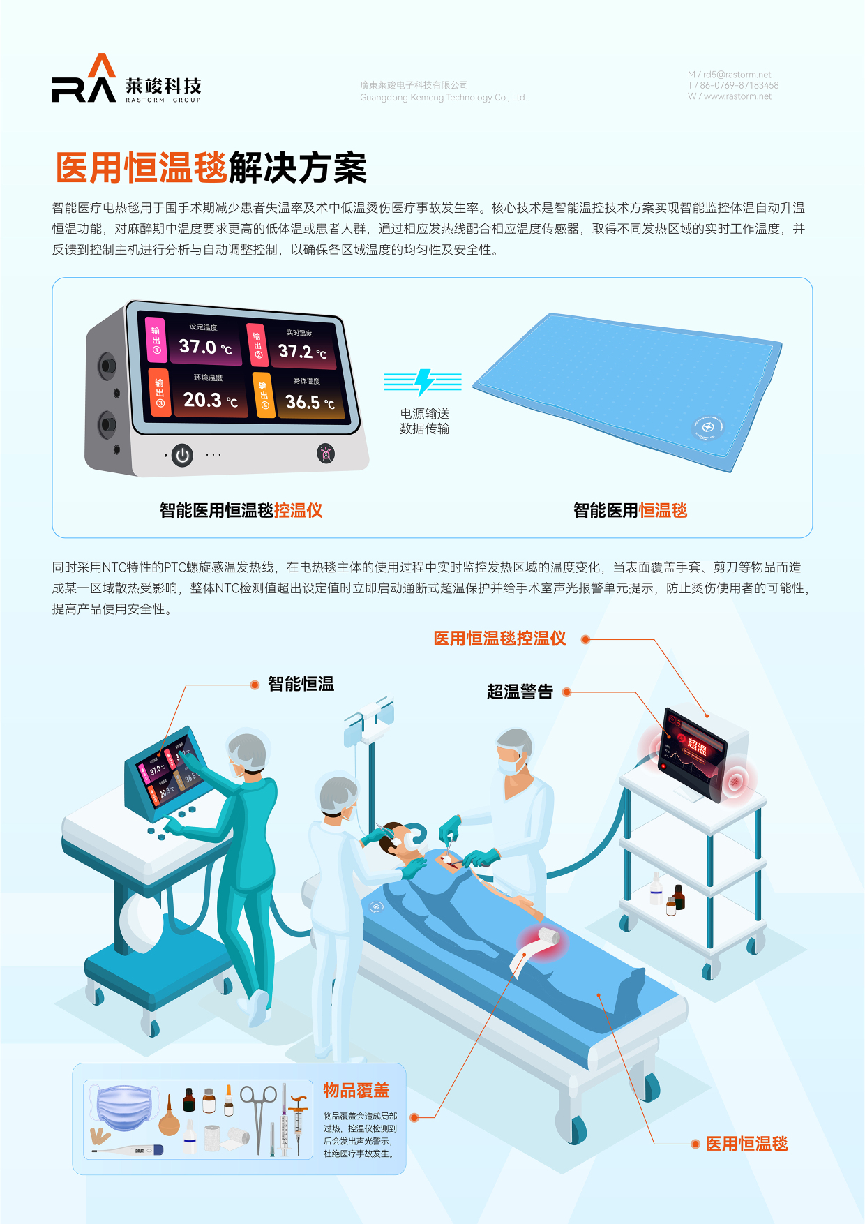 医用恒温毯解决方案