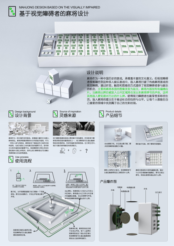 Mingxin Mahjong-Mahjong Design Based on the Visual Impairment