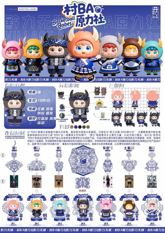 “黔力无限·村BA原力社”文创系列产品