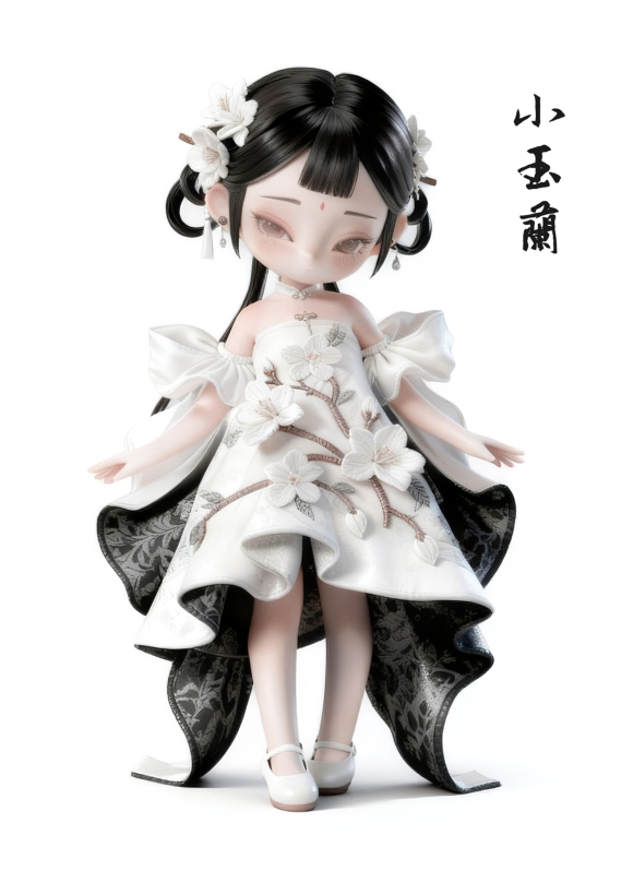 东莞国潮“小玉兰”IP设计