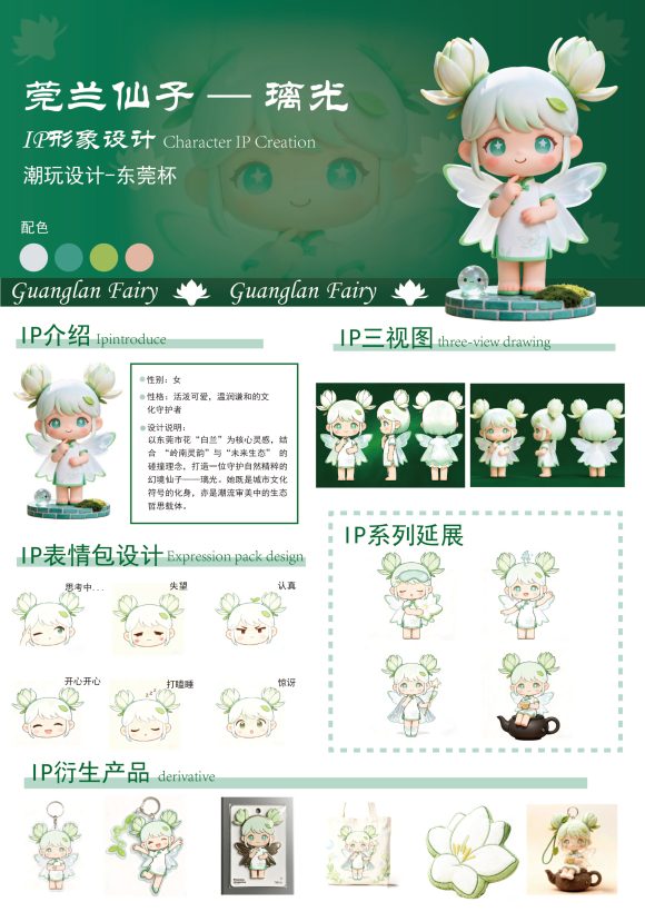 IP形象设计——莞兰仙子璃光