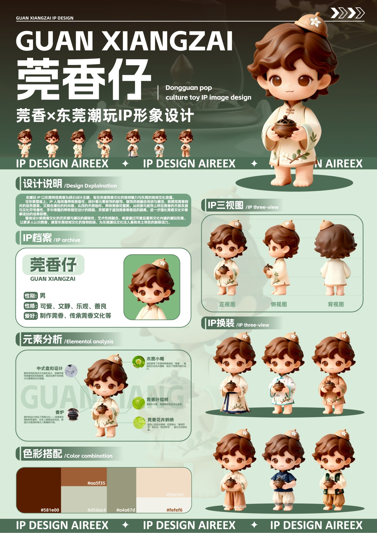 莞香仔-东莞潮玩IP形象设计