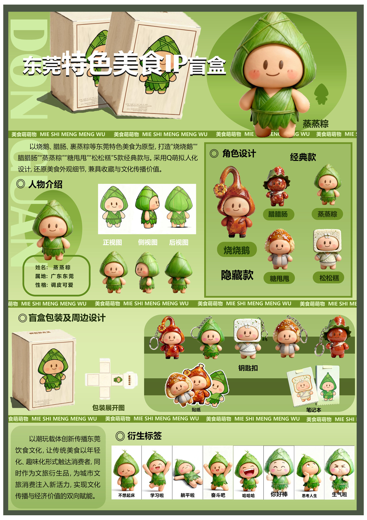 东莞特色美食ip盲盒
