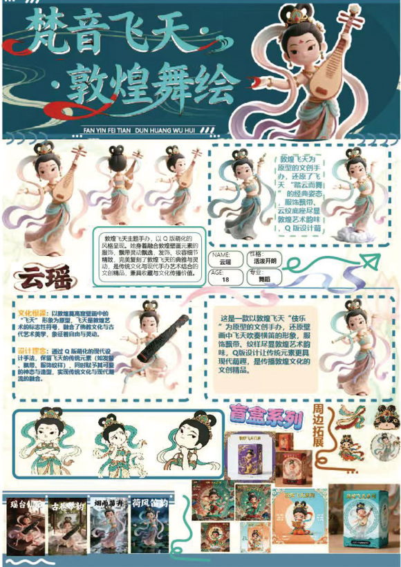敦煌飞天手办