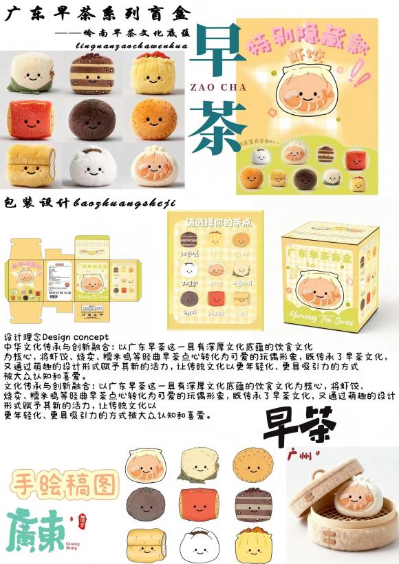 广东早茶玩偶盲盒