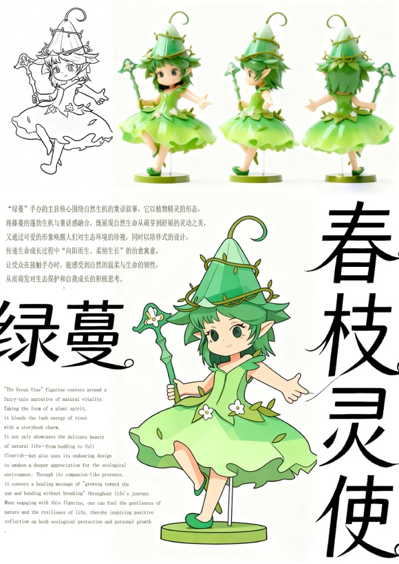 春枝灵使绿蔓