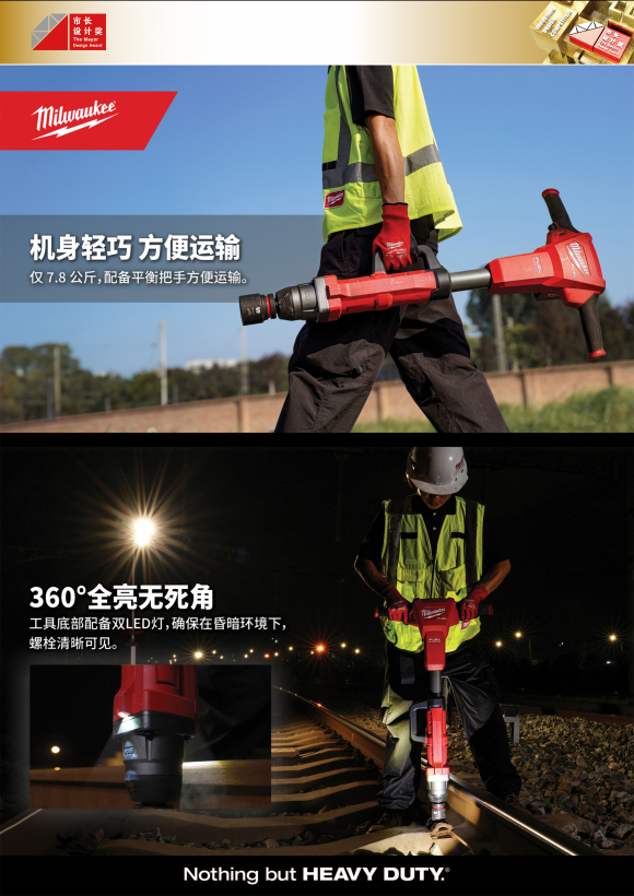 美沃奇M18 FUEL™1″立式衝擊扳手